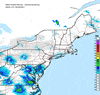 Composite Base Reflectivity image from the Northeastern USA