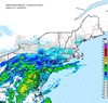 Composite Base Reflectivity image from the Northeastern USA