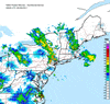 Composite Base Reflectivity image from the Northeastern USA