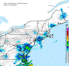 Composite Base Reflectivity image from the Northeastern USA