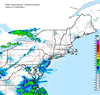 Composite Base Reflectivity image from the Northeastern USA