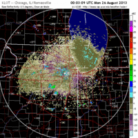 base reflectivity image from chicago, il