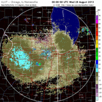 base reflectivity image from chicago, il