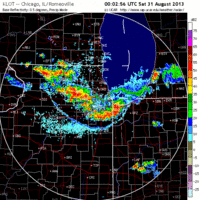 base reflectivity image from chicago, il