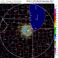 base reflectivity image from chicago, il