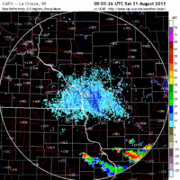 base reflectivity image from la crosse, wi