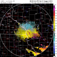 base velocity image from la crosse, wi