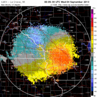 base velocity image from la crosse, wi