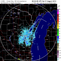 base reflectivity image from green bay, wi