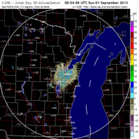 base reflectivity image from green bay, wi