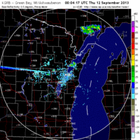 base reflectivity image from green bay, wi