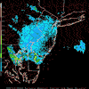 Base Reflectivity image from Fort Dix