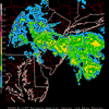 Base Reflectivity image from Fort Dix