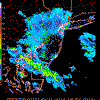 Base Reflectivity image from Fort Dix