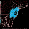 Base Reflectivity image from Fort Dix