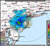 Base Reflectivity image from Fort Dix