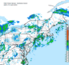 Composite Base Reflectivity image from the Northeastern USA