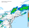 Composite Base Reflectivity image from the Northeastern USA