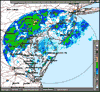 Base Reflectivity image from Dover AFB