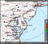 Base Reflectivity image from Dover AFB