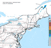 Composite Base Reflectivity image from the Northeastern USA