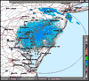 Base Reflectivity image from Dover AFB