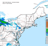 Composite Base Reflectivity image from the Northeastern USA