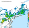 Composite Base Reflectivity image from the Northeastern USA