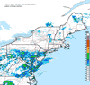 Composite Base Reflectivity image from the Northeastern USA