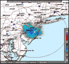 Base Reflectivity image from Fort Dix