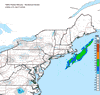 Composite Base Reflectivity image from the Northeastern USA