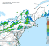 Composite Base Reflectivity image from the Northeastern USA