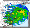 Base Reflectivity image from Dover AFB