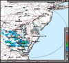 Base Reflectivity image from Dover AFB