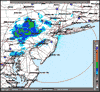 Base Reflectivity image from Fort Dix