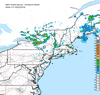 Composite Base Reflectivity image from the Northeastern USA