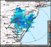 Base Reflectivity image from Dover AFB