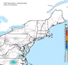 Composite Base Reflectivity image from the Northeastern USA