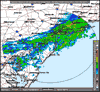 Base Reflectivity image from Fort Dix