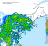 Composite Base Reflectivity image from the Northeastern USA