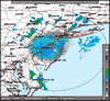 Base Reflectivity image from Fort Dix