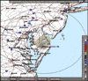 Base Reflectivity image from Dover AFB