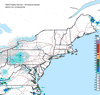 Composite Base Reflectivity image from the Northeastern USA