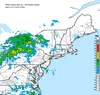 Composite Base Reflectivity image from the Northeastern USA