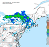 Composite Base Reflectivity image from the Northeastern USA