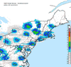 Composite Base Reflectivity image from the Northeastern USA