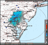 Base Reflectivity image from Dover AFB