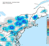 Composite Base Reflectivity image from the Northeastern USA