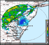 Base Reflectivity image from Dover AFB