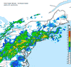 Composite Base Reflectivity image from the Northeastern USA